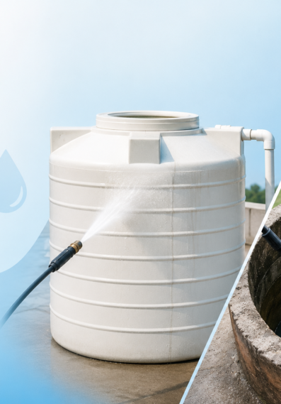 WATER TANK OR WELL CLEANING