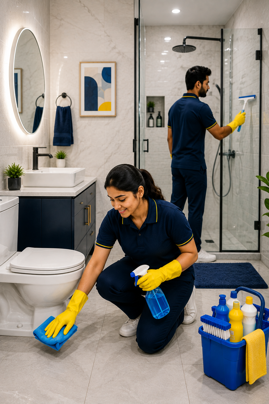 Professional bathroom cleaning service in Marthandam