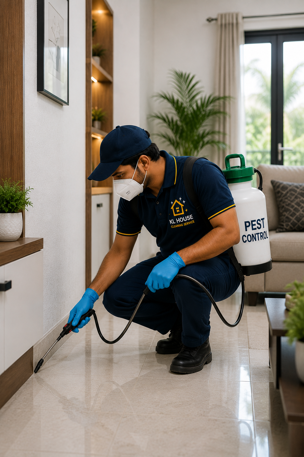 Professional pest control service in Marthandam